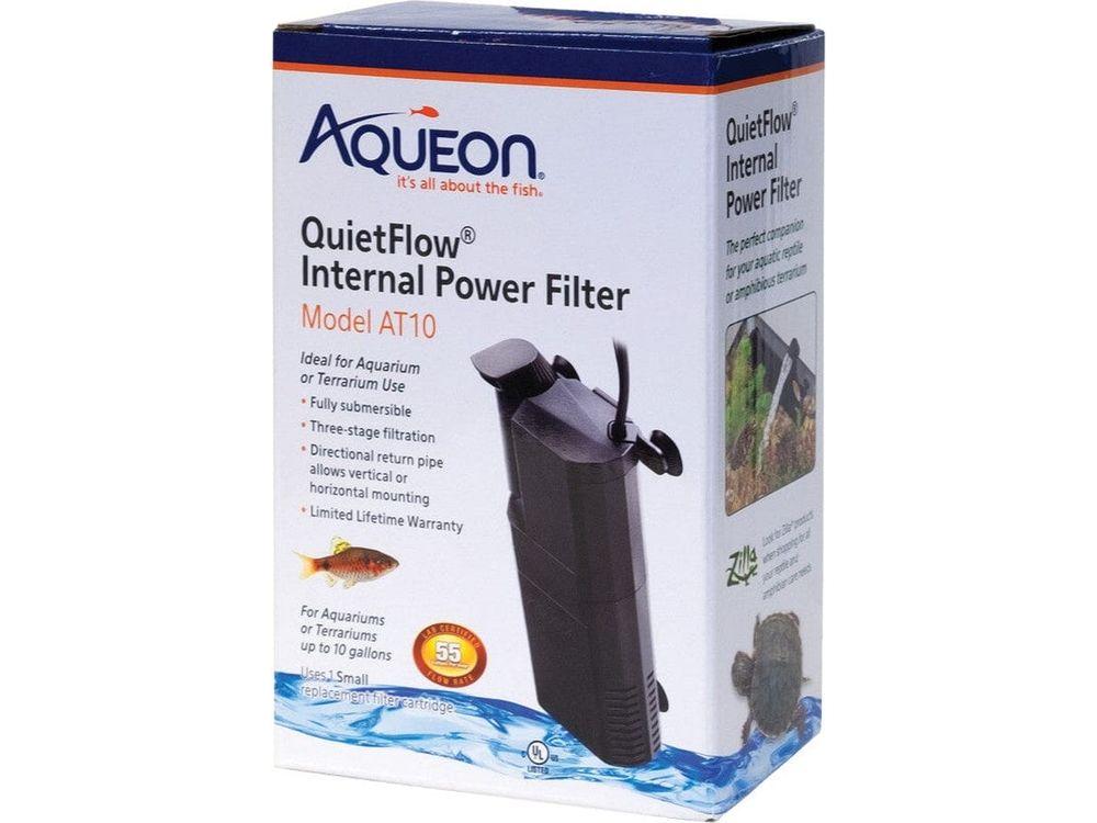 Aqueon QuietFlow Internal Power Filter AT10, 1ea/10 gal Filter & Accessories Aqueon