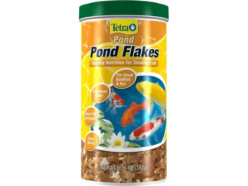 Tetra Pond Flakes Small Fish Food, 6.35oz Fish Supplies Tetra