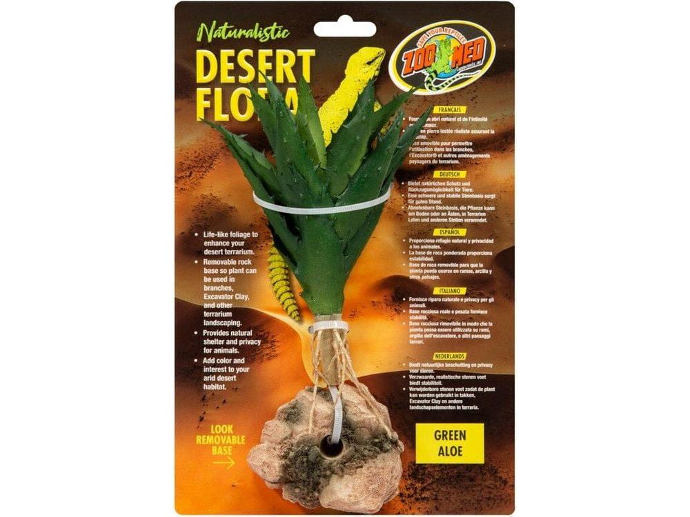 Zoo Med Desert Flora Plant Green Aloe, 1ea/One Size reptile supplies Zoo Med