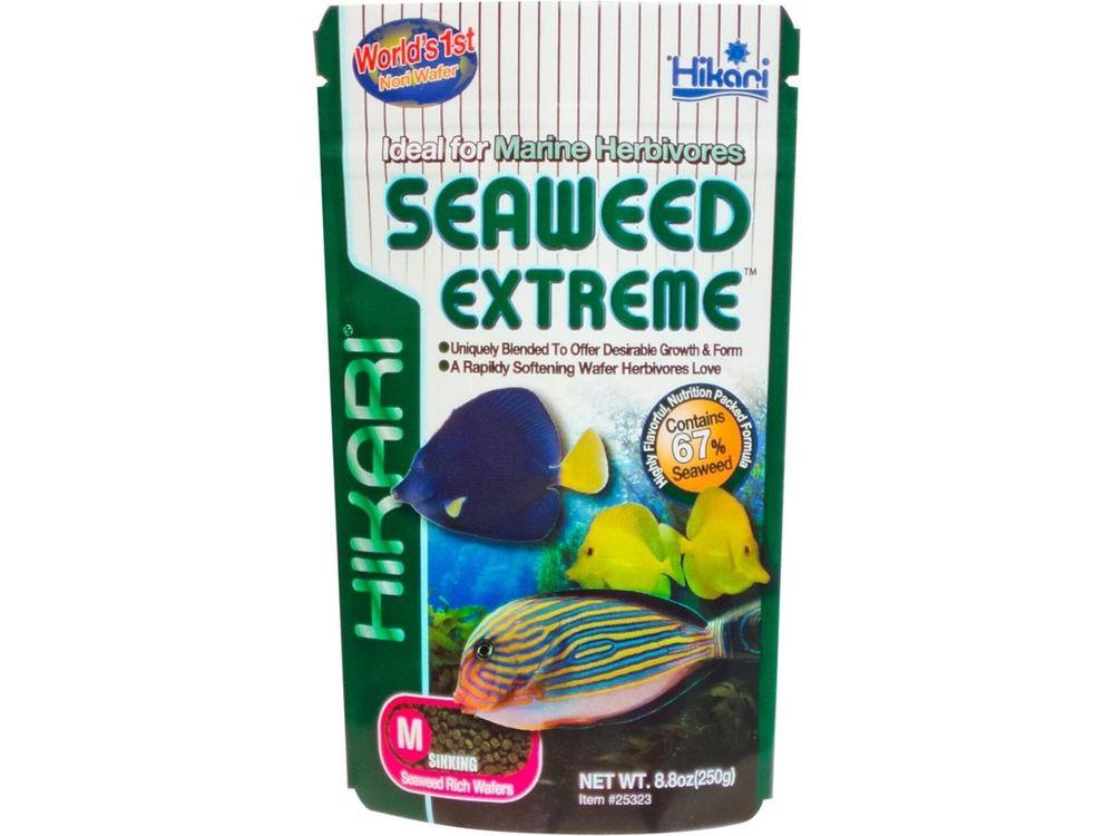 Hikari Seaweed Extreme Medium Wafer Fish Food 8.8 oz Aquatic Diet Hikari