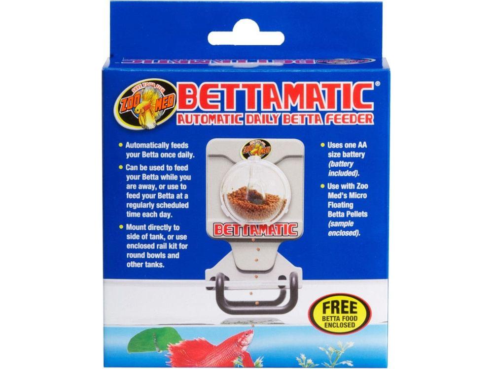 Zoo Med Bettamatic Automatic Daily Betta Fish Food Feeder White, 1ea Fish Supplies Zoo Med Aquatic