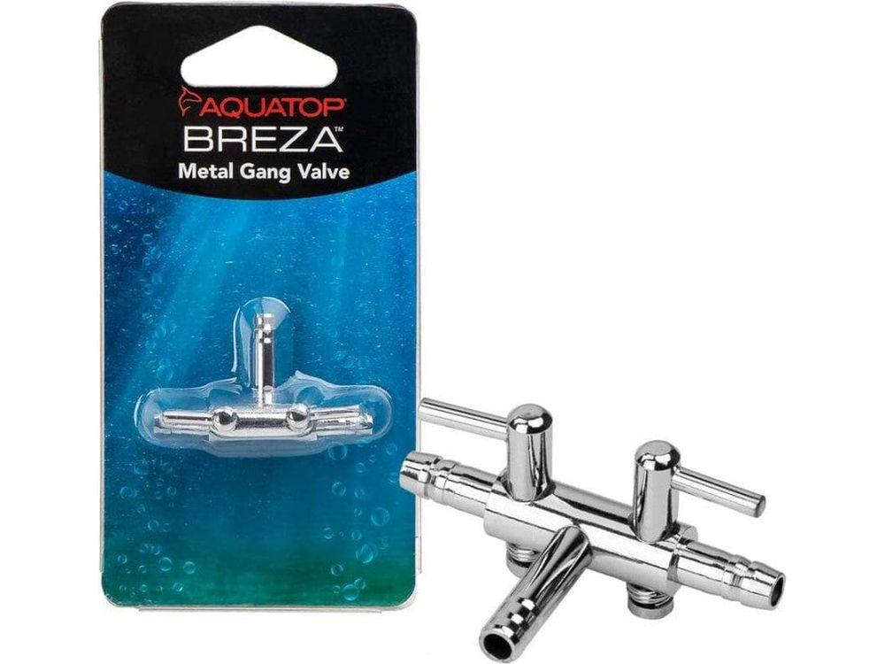 Aquatop BREZA Metal Gang Valve 2-Way Fish Supplies Aquatop