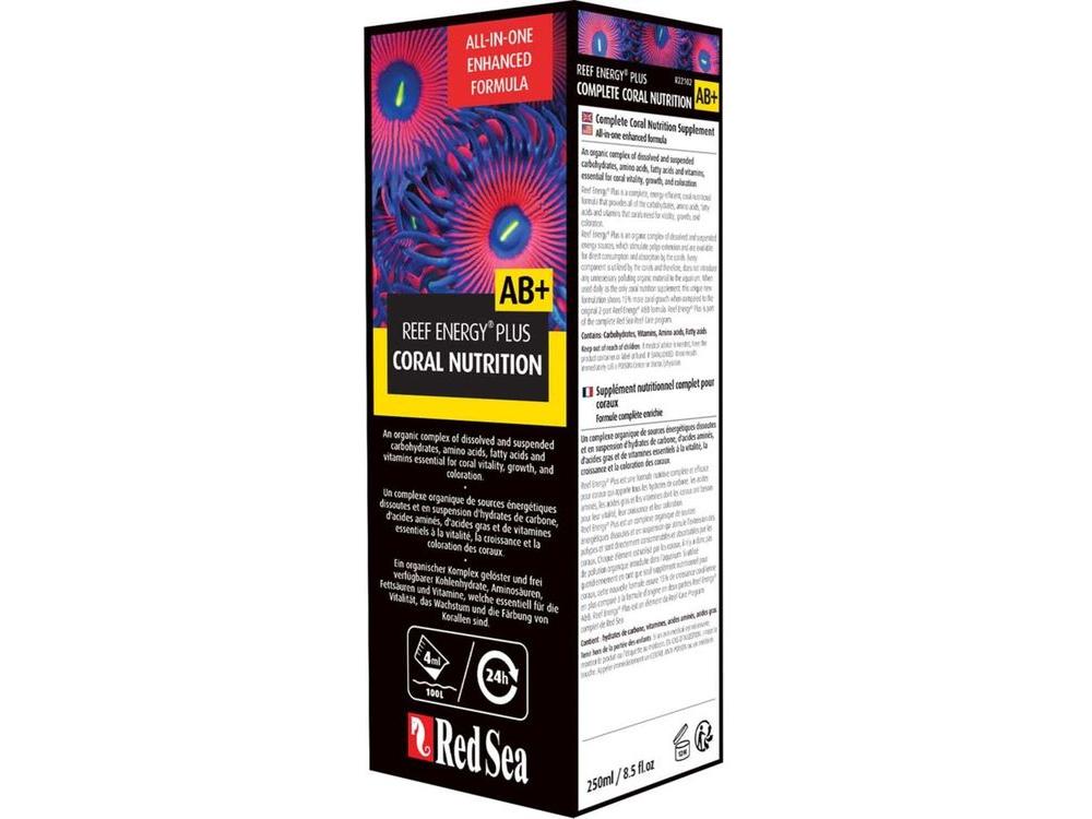 Red Sea Reef Energy Plus AB+ Coral Nutritional Supplement 1ea/8.45 fl oz Aquarium Additives Red Sea