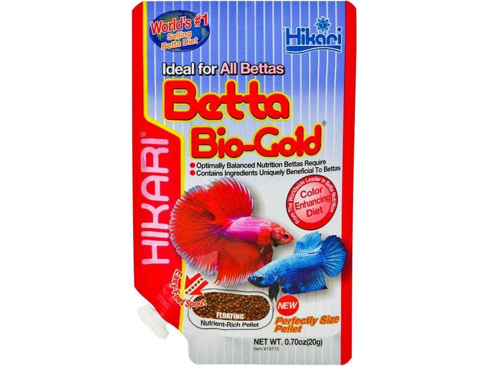 Hikari Betta BioGold Pellets Fish Food 0.7 oz Aquatic Diet Hikari