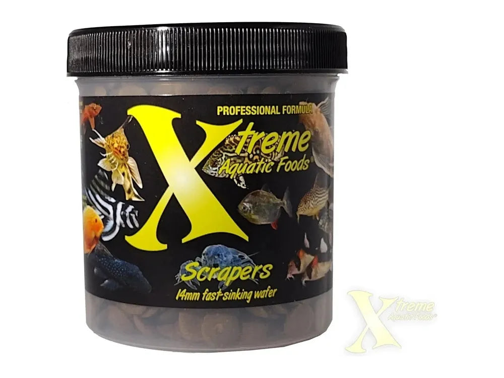 Xtreme Scrapers 10mm Sinking Wafer, 5oz Aquatic Diet Xtreme