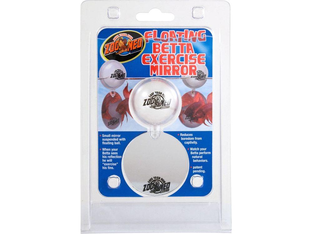 Zoo Med Floating Betta Exercise Mirror Aquarium Ornament Aquatic Decor Zoo Med Aquatic