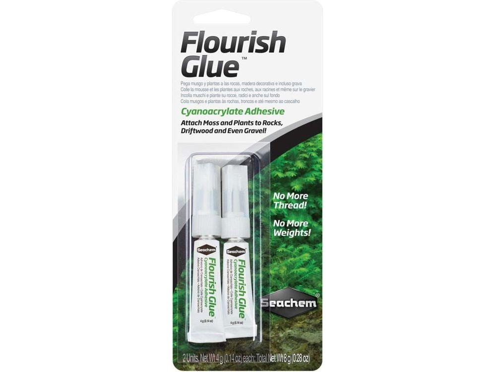 Seachem Flourish Glue Cyanoacrylate Adhesive Clear 1ea/4 g, 2 ct Fish Supplies Seachem