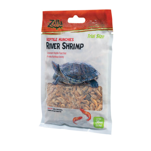 Zilla Reptile Munchies River Shrimp, 0.35oz Zilla