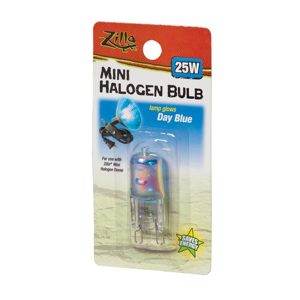 Zilla Day Blue Mini Halogen Bulb, 25w Zilla