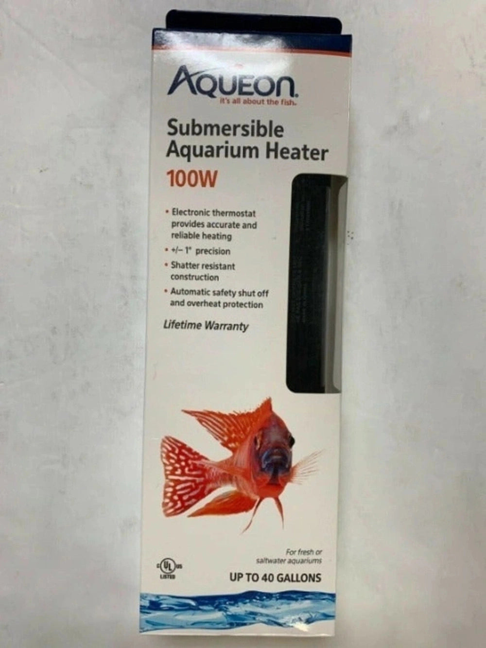 Aqueon Submersible Aquarium Heater 100W Fish Supplies Aqueon