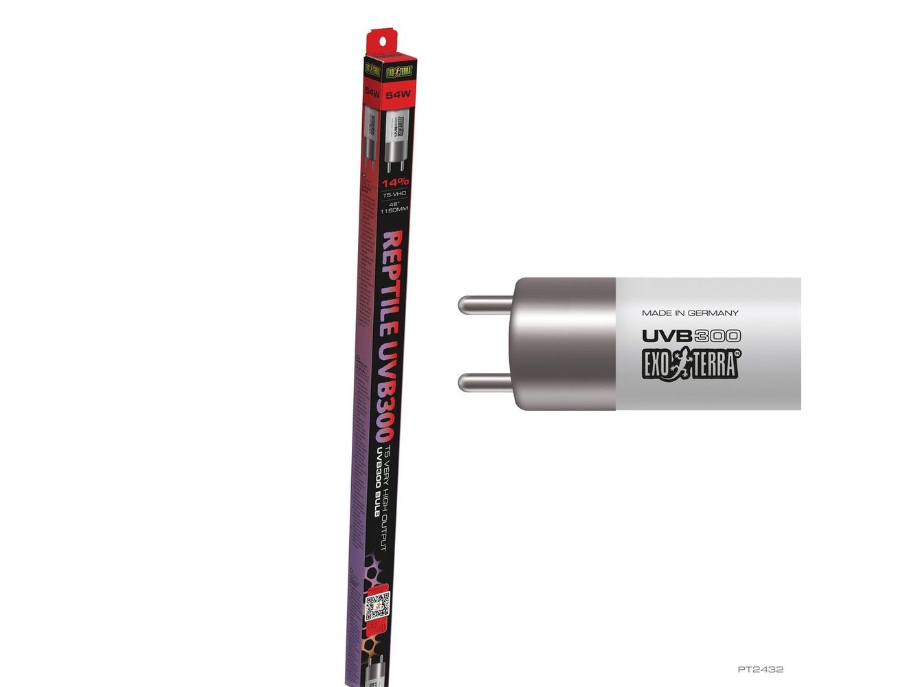 Exo Terra Reptile UVB300 VHO T5 Bulb 46"
