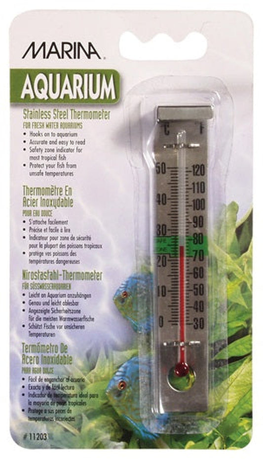 Marina Stainless Steel Thermometer Fish Supplies Marina