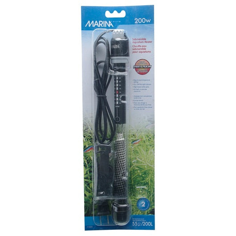 Marina Submersible Heater 10.5in 200W (55 gal.) Fish Supplies Marina