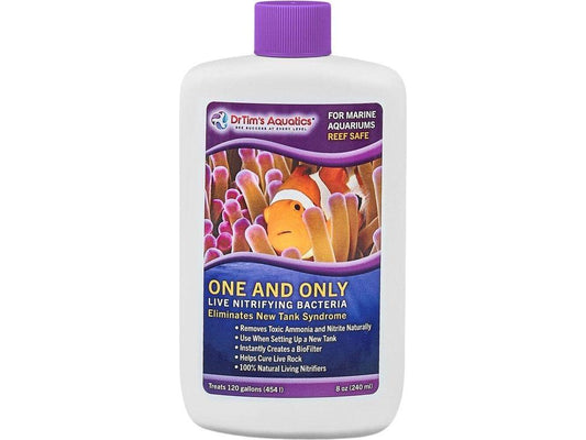 Dr. Tim's Aquatics One & Only Live Nitrifying Bacteria for Reef Aquarium 1ea/8 fl oz Aquarium Additives Dr. Tim's