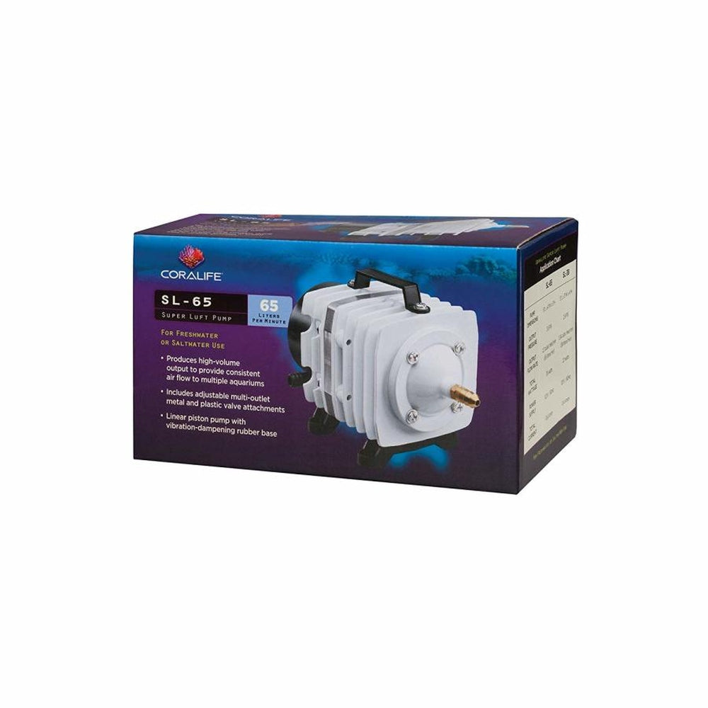 Coralife SL-65 Super Luft Air Pump White, 1ea Animals & Pet Supplies > Pet Supplies > Fish Supplies Coral Life