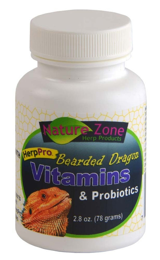 Nature Zone Bearded Dragon Vitamins & Probiotics, 2.8oz Nature Zone