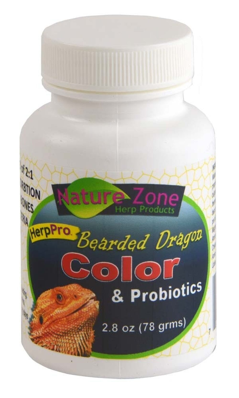 Nature Zone Bearded Dragon Color & Probiotics, 2.8oz Nature Zone 