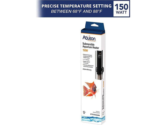 Aqueon Submersible Aquarium Heater 150W Fish Supplies Aqueon