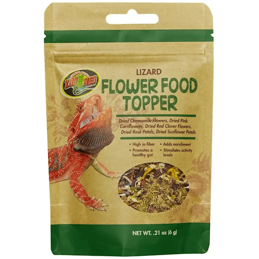 Zoo Med Lizard Flower Food Topper, 0.21oz