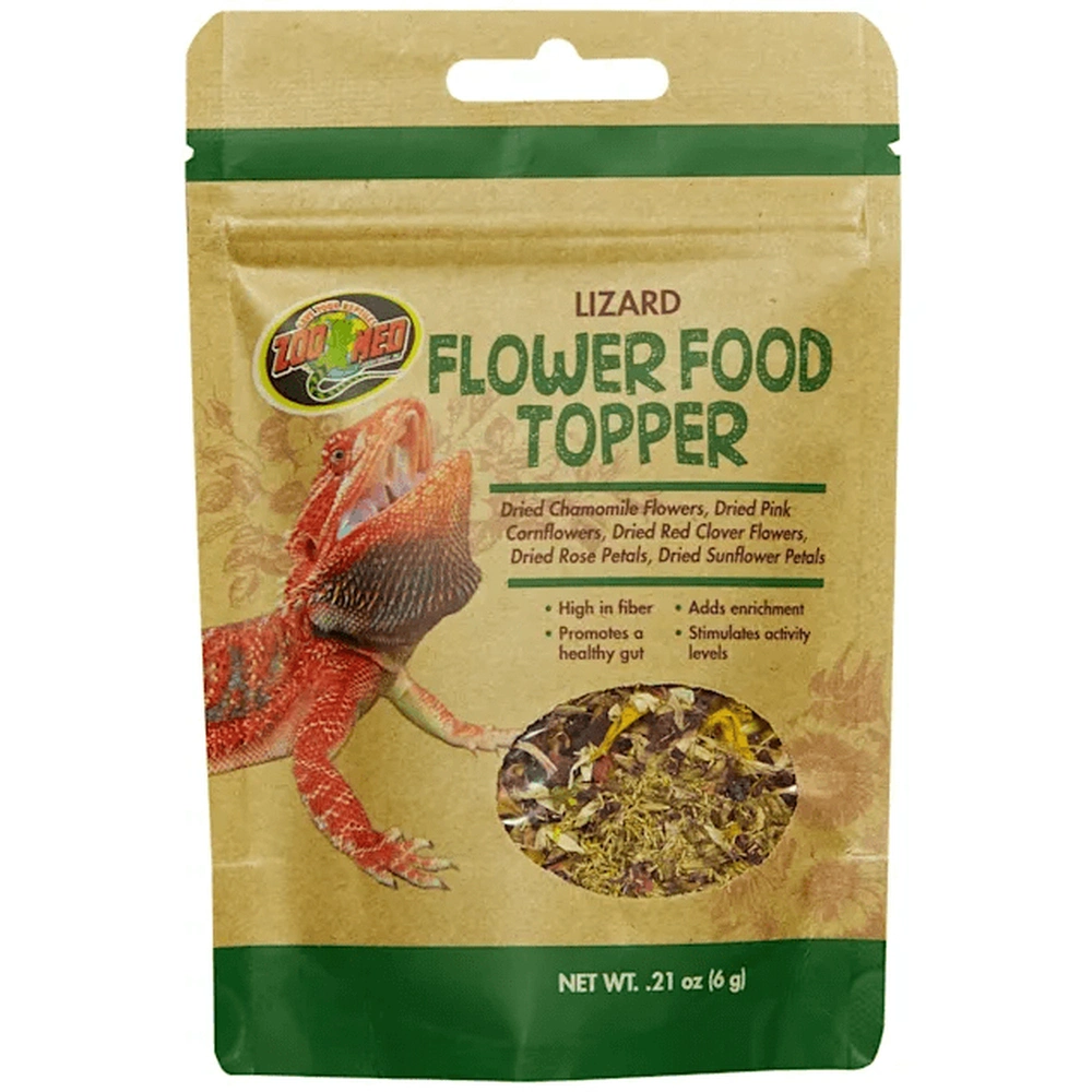 Zoo Med Lizard Flower Food Topper, 0.21oz Zoo Med 