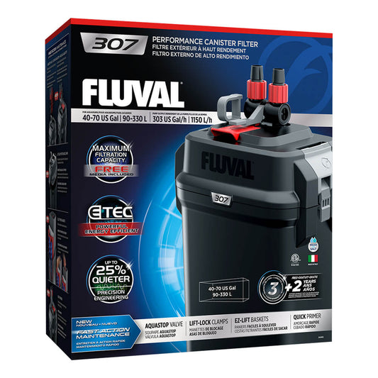 Fluval 307 External Filter 120Vac, 60Hz 40-70 gal