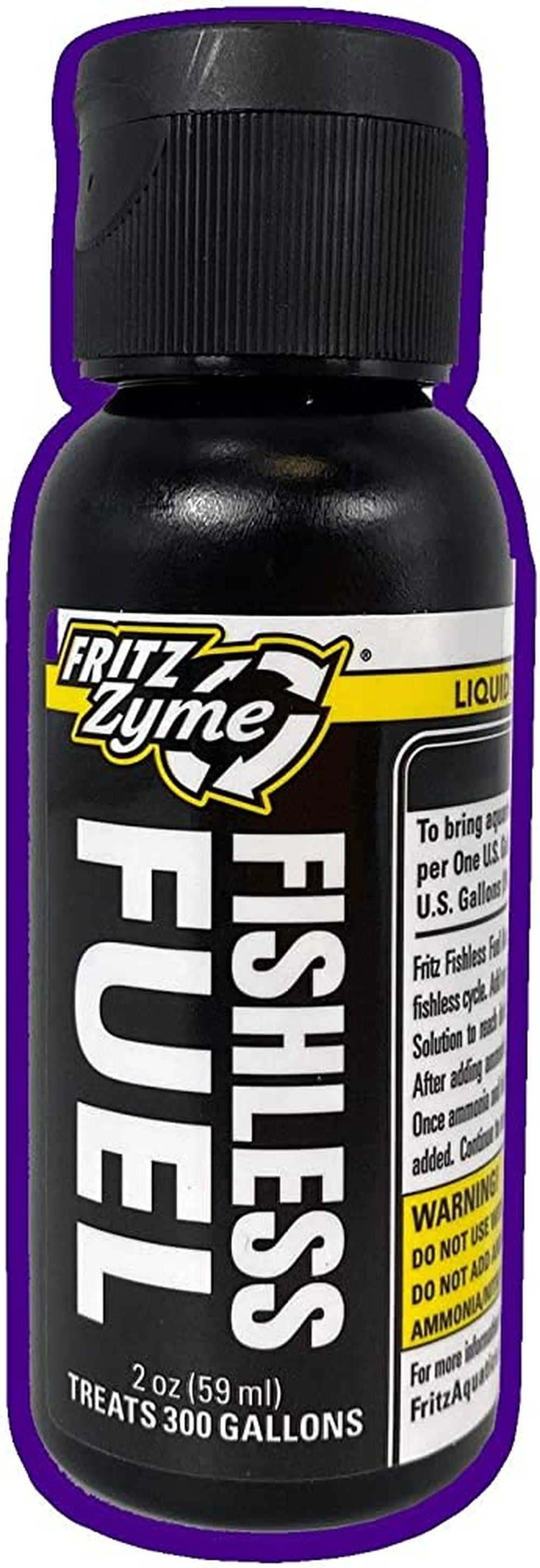 FritzZyme Fishless Fuel Ammonia Solution 2oz Aquarium Additives Fritz