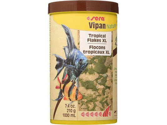 Sera Vipan Nature XL Tropical Flakes 7.4oz Aquatic Diet Sera