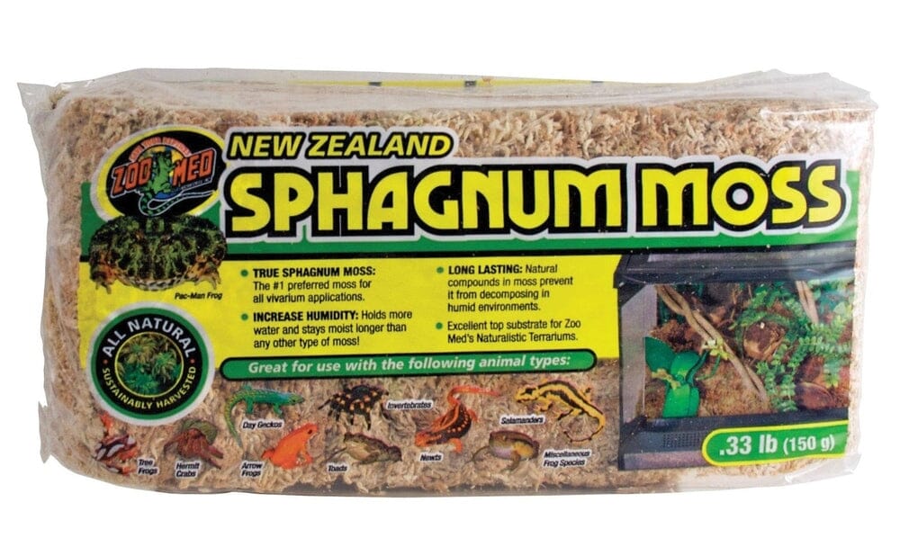 Zoo Med New Zealand Sphagnum Moss, 0.33lb Zoo Med