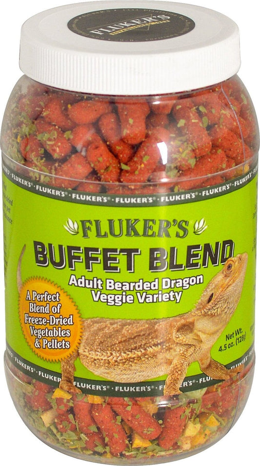 Fluker's Buffet Blend for Juvenile Bearded Dragons - Veggie Variety, 9 oz Fluker's 