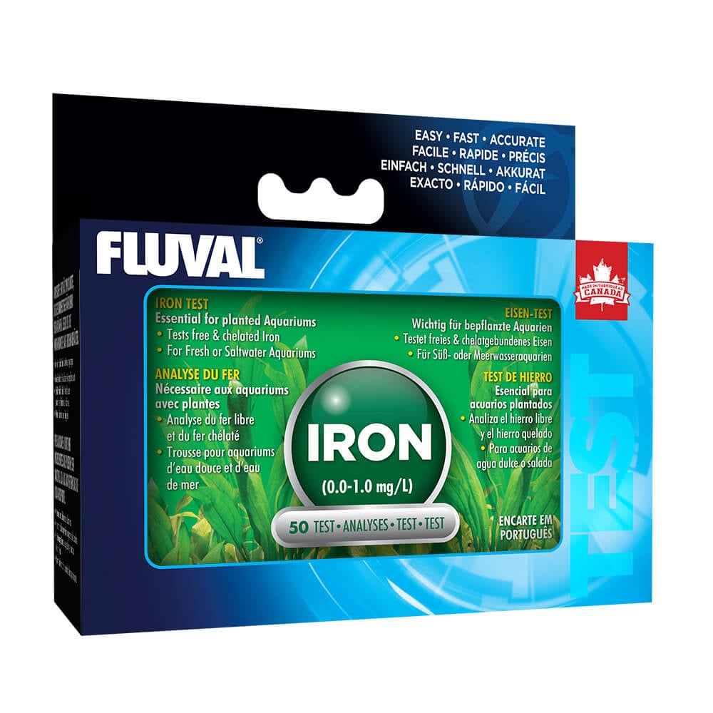 Fluval Iron Test Kit, Fresh/Salt Fish Supplies Fluval