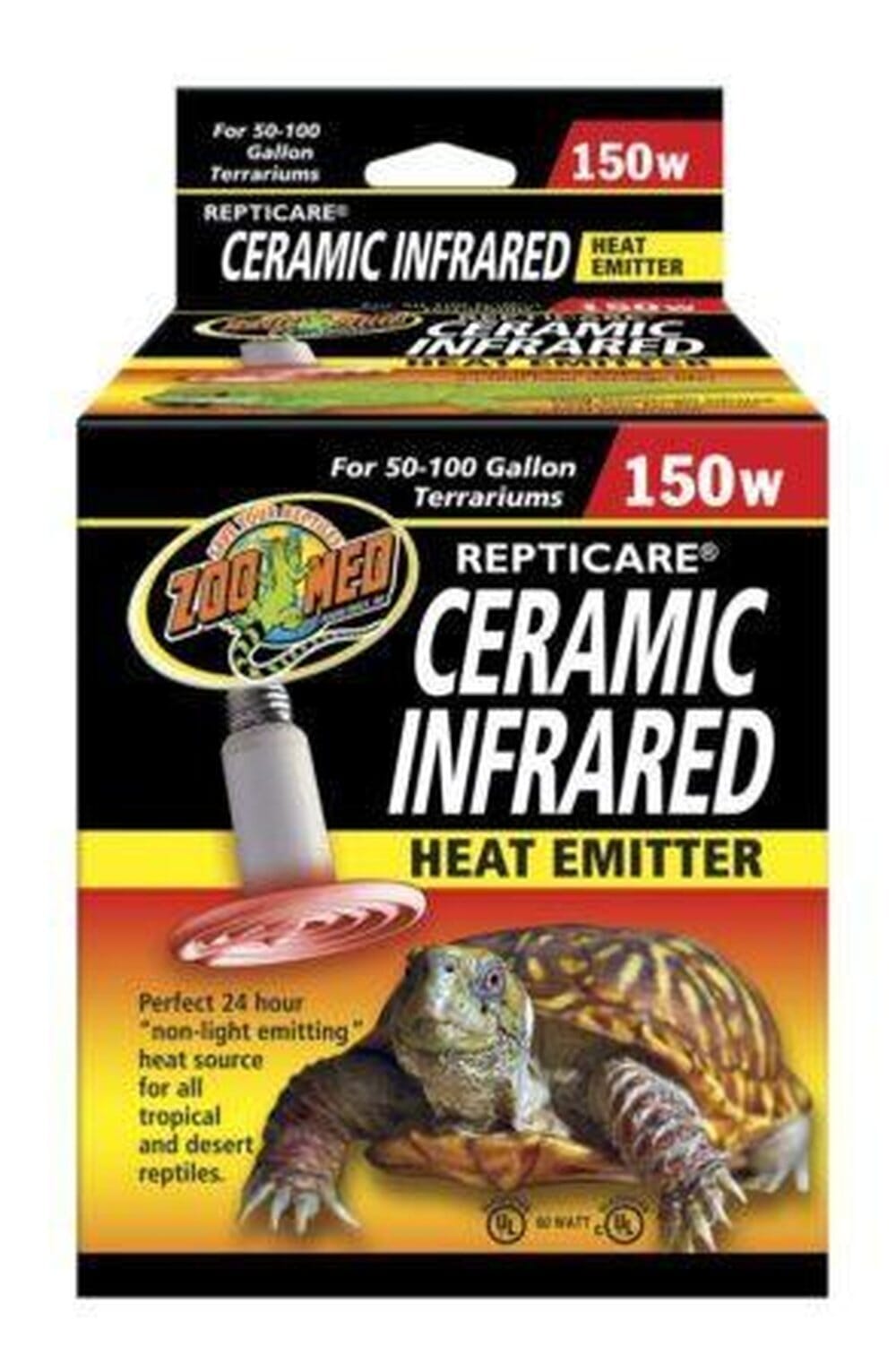 Zoo Med ReptiCare Ceramic Infrared Heat Emitter, 150w Zoo Med 