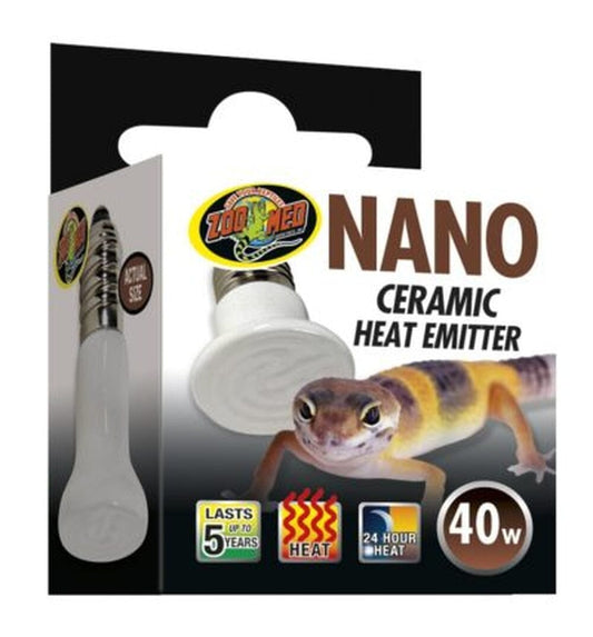 Zoo Med Nano Ceramic Heat Emitter, 40w Zoo Med