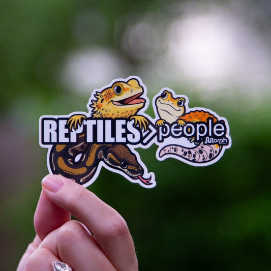 Reptiles > People Sticker Sticker Dubia.com Die-Cut 