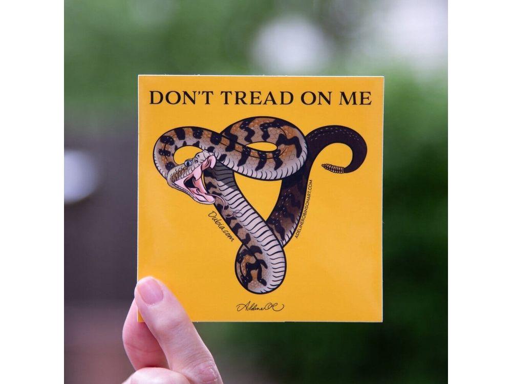 Don't Tread On Me Sticker | Dubia.com