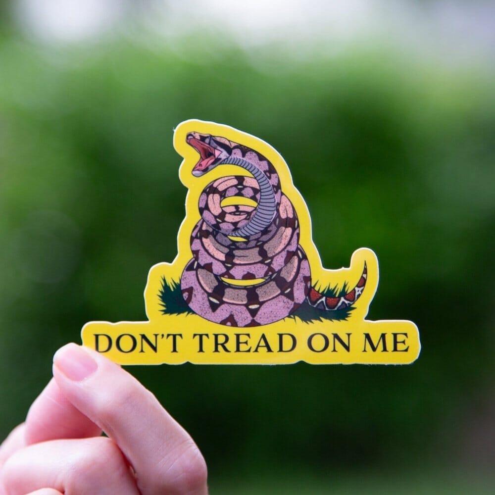 Boa Don't Tread Sticker Sticker Dubia.com Die-Cut 