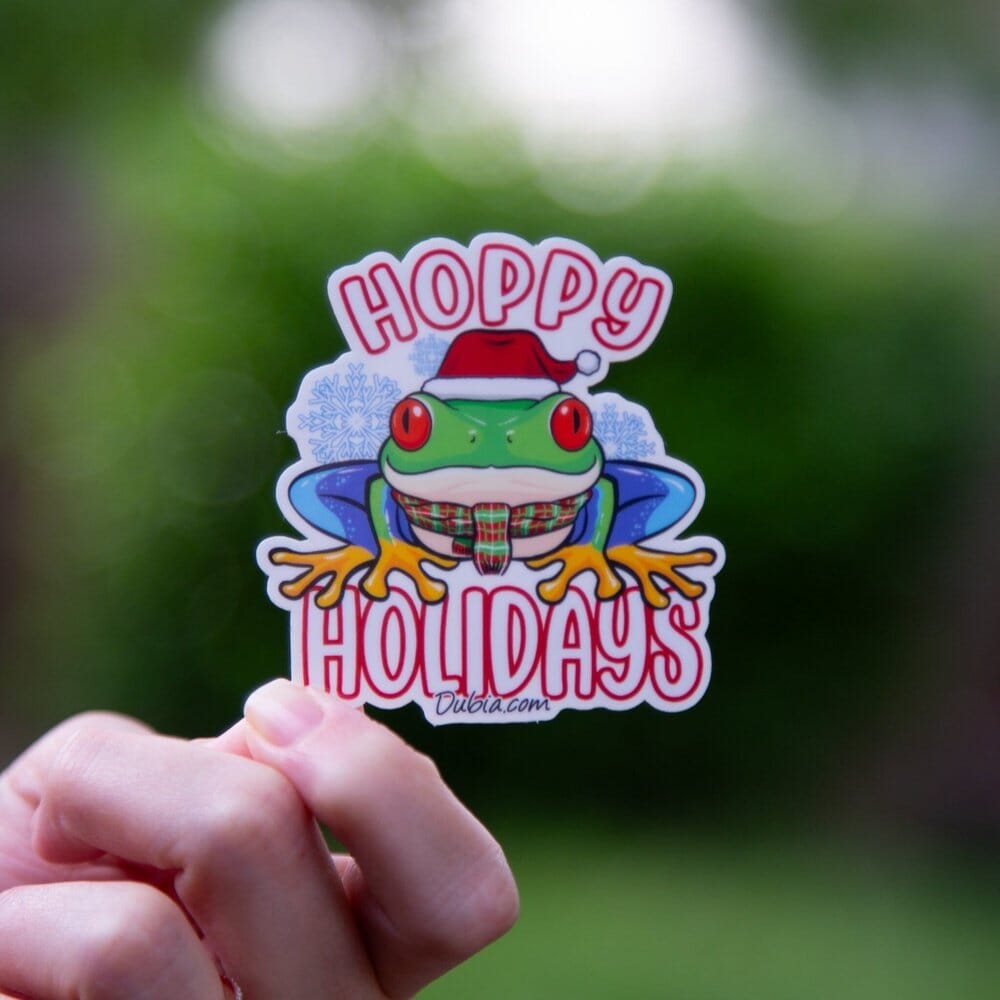 Hoppy Holidays Sticker Sticker Dubia.com Die-Cut 