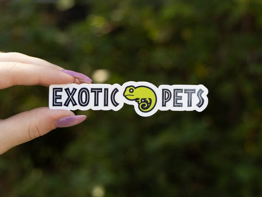 Exotic Pets Name Sticker Dubia.com 