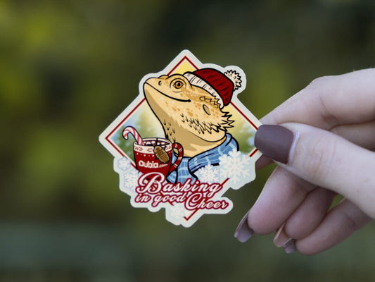 Basking In Good Cheer Sticker