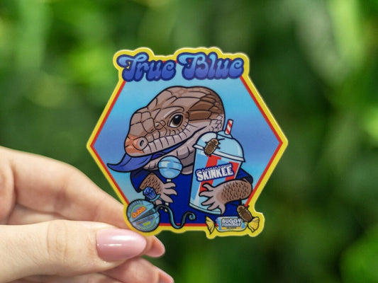 True Blue Sticker Dubia.com 