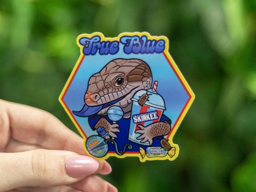 True Blue Sticker Dubia.com 