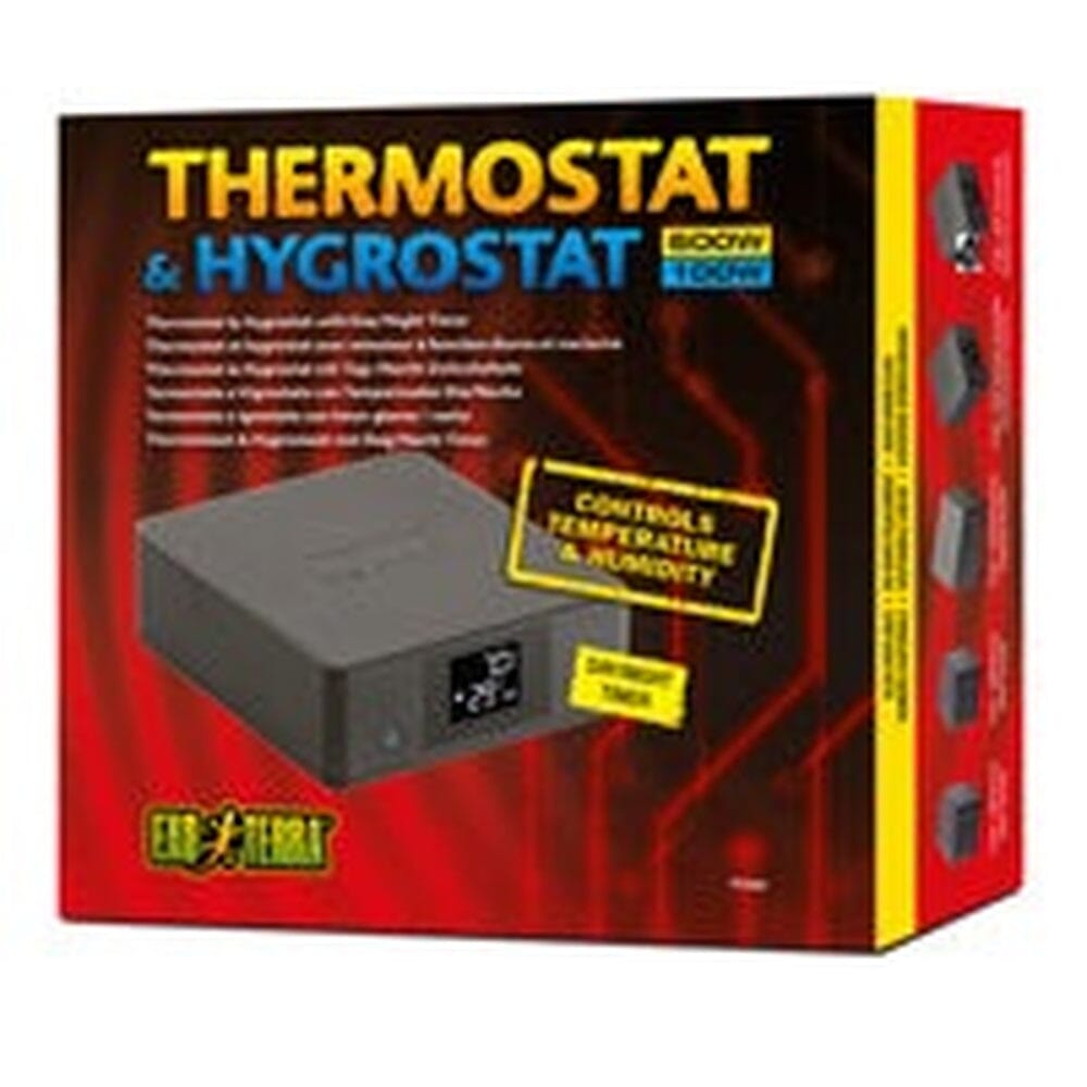 Exo Terra Thermostat (600W) & Hygrostat (100W) with Day/Night timer Exo Terra 