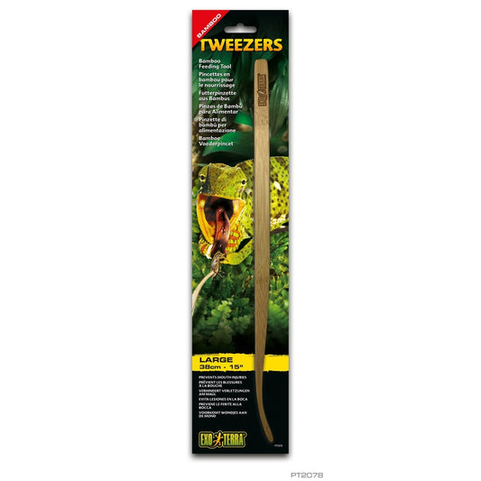 Exo Terra Bamboo Tweezers - Large ReptileSupply.com