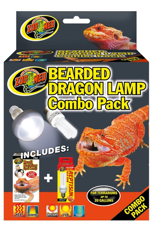 Zoo Med Bearded Dragon Lamp Combo Pack Zoo Med 