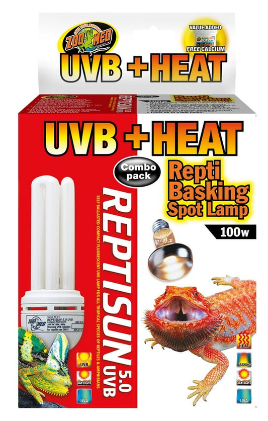 Zoo Med Heat + UVB Combo Pack Zoo Med 