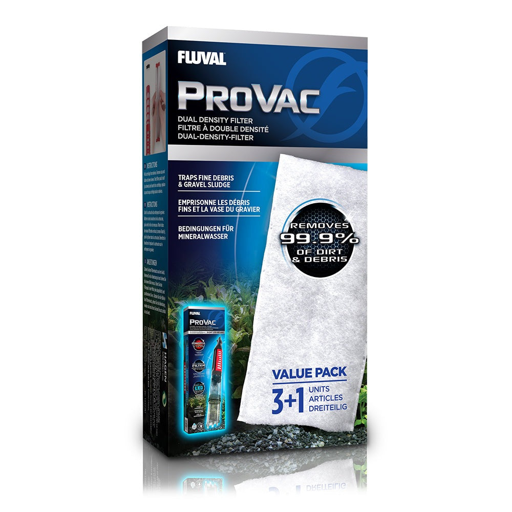 Fluval ProVac Dual Density Filter Pad - 4 pack Fish Supplies Fish Product