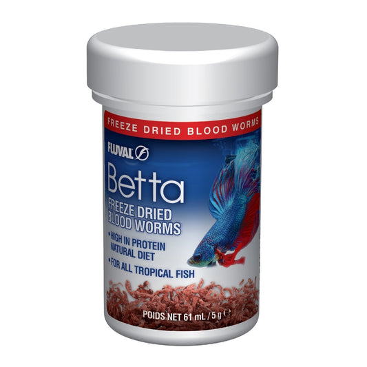 Fluval Betta Bloodworms - 5 g 0.18 oz