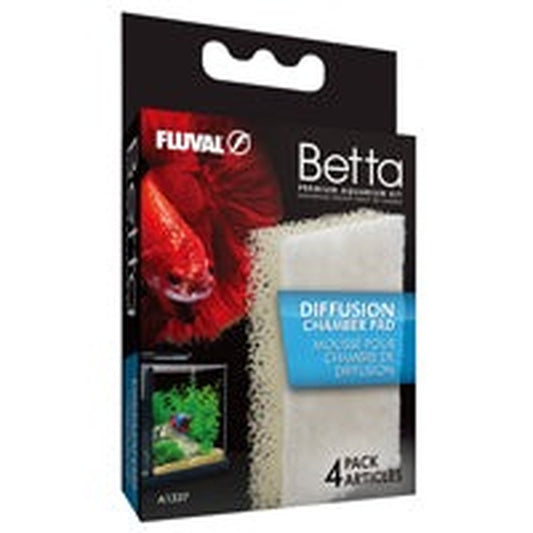 Fluval Betta Diffusion Chamber Pad, 4pk Fish Supplies Fluval