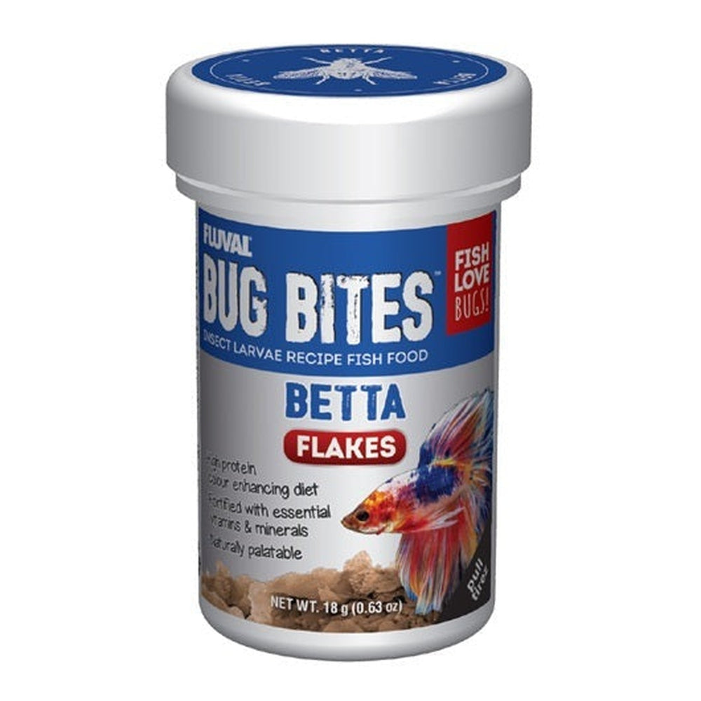 Fluval Bug Bites Betta Color Enhancing 0.64oz Fish Supplies Fluval