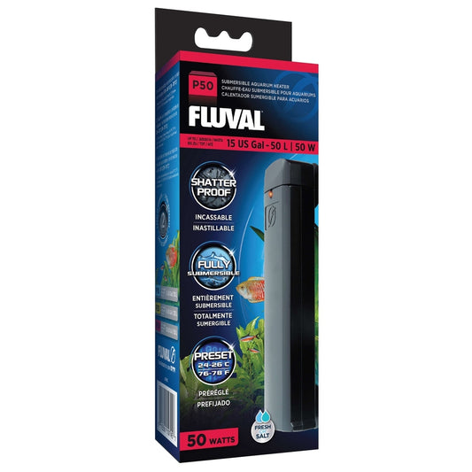 Fluval P50 Submersible Aquarium Heater Aquatic Heaters Fluval