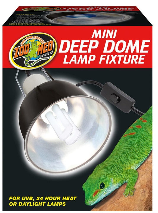 Zoo Med Mini Deep Dome Lamp Fixture Zoo Med